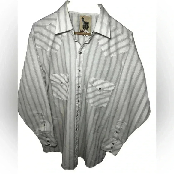 Caballo Loco Western Men's Pearl Snap Button Shirt XL - Picture 2 of 6